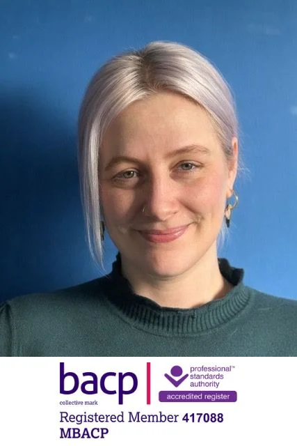 Portrait of Josie Applegate, BACP-registered integrative counsellor